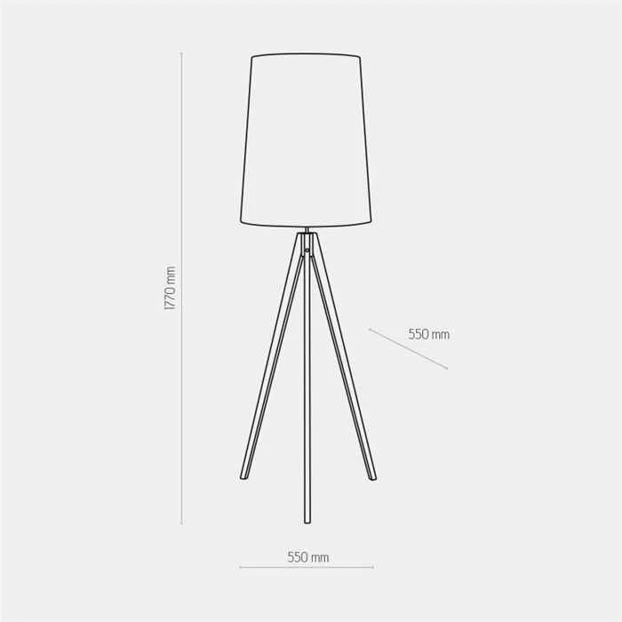 Торшер TK Lighting 5046 Walz E27 1x15W IP20 серый Торшер TK Lighting 5046 Walz E27 1x15W IP20 серый