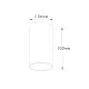 Світильник Zuma Line Tuba Sl 1 White (92679)