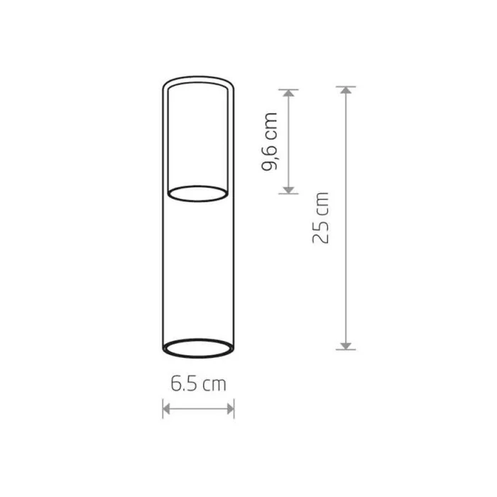 Плафон Nowodvorski 12052 Cameleon Cylinder M 10W IP20 терракотовый