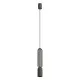 Підвісний світильник, люстра Nowodvorski 12201 Singles B GU10 R50 1x10W IP20 темно-сірий