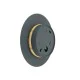 Бра, настенный светильник Nowodvorski 12666 Ring LED S 1x7W 3000K 60Lm IP20 светло-синий