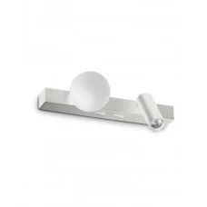 Бра, настінний світильник Ideal Lux 336534 Binomio LED 2x6W 3000K 600Lm IP20 білий