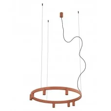 Люстра Nowodvorski 12418 Fourty Round GU10 R35+LED 7+6x10W+9W 3000K 710Lm IP20 теракотова