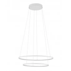 Люстра Nowodvorski Circolo Power 11646 LED 2x67W 3000K 3700Lm IP20 белая