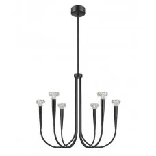 Люстра Zuma Line P0603-06F-P7B1 Boston LED 6x5W 3000K 3300Lm IP20 чорна (5907925003688)