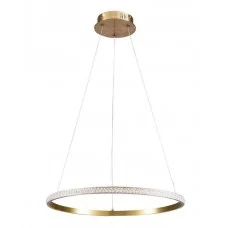 Подвесной светильник Goldlux 338204 Diana LED 1x25W 4000K 3400Lm IP20 золотой