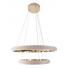 Подвесной светильник, люстра Goldlux 338297 Celestia LED 2x55W 4000K 6900Lm IP20 золотой