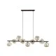 Подвесной светильник, люстра TK Lighting 11037 Lava G9 9x8W IP20 коричневый