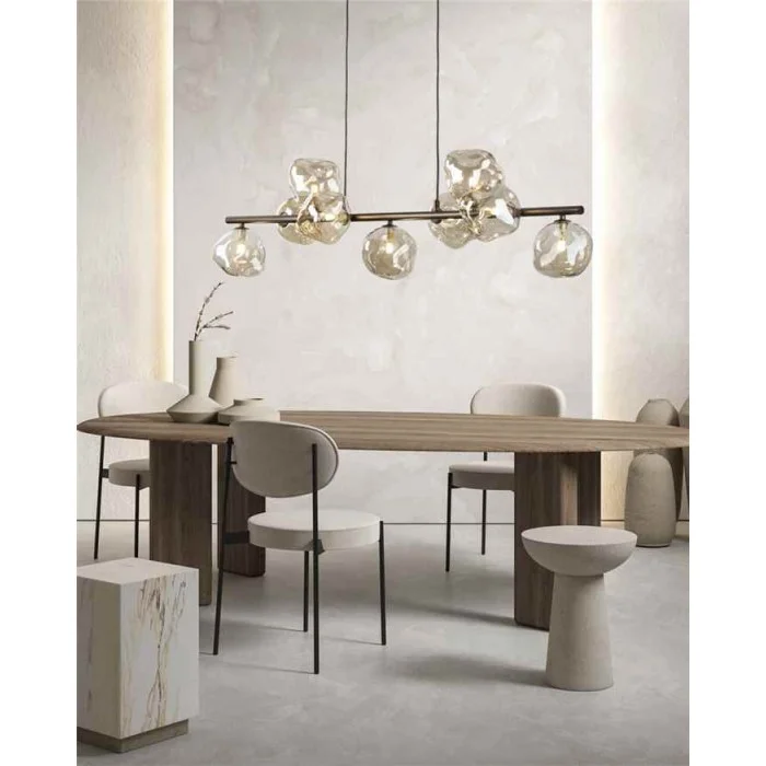 Подвесной светильник, люстра TK Lighting 11037 Lava G9 9x8W IP20 коричневый