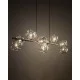 Подвесной светильник, люстра TK Lighting 11037 Lava G9 9x8W IP20 коричневый