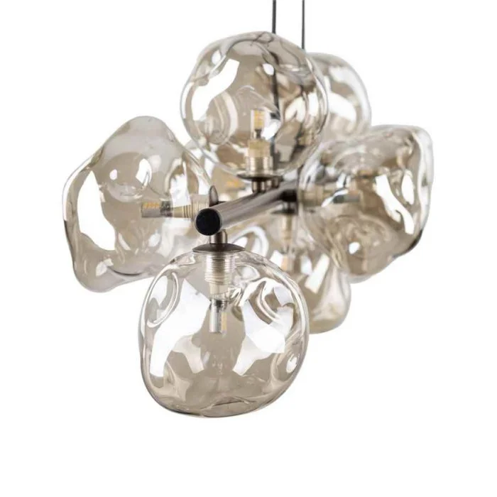 Подвесной светильник, люстра TK Lighting 11037 Lava G9 9x8W IP20 коричневый