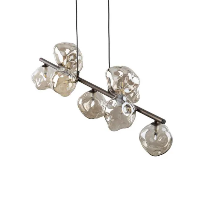 Подвесной светильник, люстра TK Lighting 11037 Lava G9 9x8W IP20 коричневый