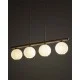Подвесной светильник, люстра TK Lighting 11080 Virlo E14 4x10W IP20 бежевый