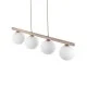 Подвесной светильник, люстра TK Lighting 11080 Virlo E14 4x10W IP20 бежевый