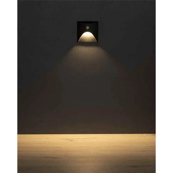 Светильник для подсветки лестницы/коридора Kanlux 39130 Exin LED 1x2.5W 3000K 50Lm IP65 черный