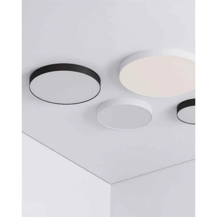 Світильник стельовий Kloodi KD-MONZA220 24W CCT BK LED 3000K/4000K/6000K 2400Lm IP44 чорний