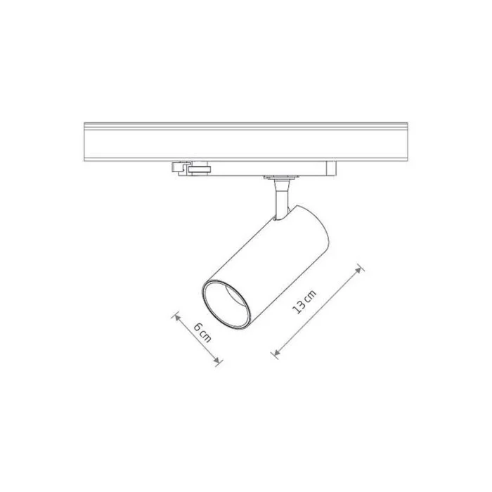 Трековый светильник Nowodvorski 12299 CTLS Spot LED 1x15W 3000K IP20 черный
