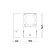 Вуличний світильник Ideal Lux 345642 Sirio GX53 1x9W IP65 сірий