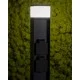 Уличный светильник с розеткой Kanlux 38767 Dasten G9 1x11W IP44 антрацит