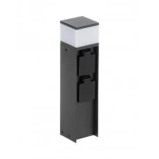 Уличный светильник с розеткой Kanlux 38769 Dasten G9 1x11W IP44 антрацит