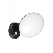 Уличный светильник с датчиком движения Goldlux 333797 Olaf LED 1x10W 4000K 1200Lm IP44 черный