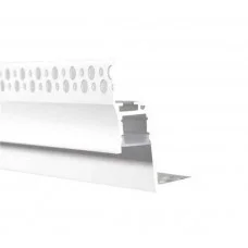 LED профиль врезной, эффект "теневого шва" с рассеивателем PC, 3м KLOODI KLP4062TR 3