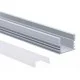 LED профіль накладний. Розсіювач PC морозний в комплекті. 2м KLOODI KLP1612 2