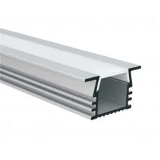 LED профиль врезной. Разбрасыватель PC морозный в комплекте. 2м KLOODI KLP1612KR 2