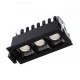 Світильник точковий врізний KLOODI KD-POINT 3X2 6W 4K BK
