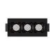 Світильник точковий врізний KLOODI KD-POINT 3X2 6W 4K BK