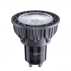 Лампа LED GU10 5WCOB 2700К 450Lm DIM KLOODI KDGU10-QL 5WCOB 2.7K 10D BK DIM