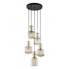 Подвесной светильник, люстра TK Lighting 11043 Sophia E14 5x10W IP20 янтарный