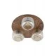 Люстра TK Lighting 11068 Salvia E14 3x15W IP20 коричневая