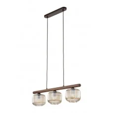 Подвесной светильник, люстра TK Lighting 11069 Salvia E14 3x10W IP20 коричневый
