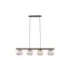 Подвесной светильник, люстра TK Lighting 11070 Salvia E14 4x10W IP20 коричневый