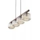 Подвесной светильник, люстра TK Lighting 11070 Salvia E14 4x10W IP20 коричневый