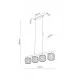 Подвесной светильник, люстра TK Lighting 11070 Salvia E14 4x10W IP20 коричневый