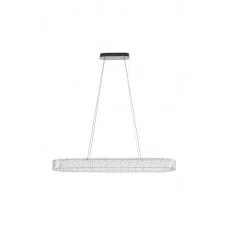 Підвісний світильник, люстра Nowodvorski 11707 Luxora Oval LED 1x40W 3000K 3600Lm IP20 хром