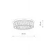 Люстра Nowodvorski 11708 Luxora LED 1x20W 3000K 1800Lm IP20 хром