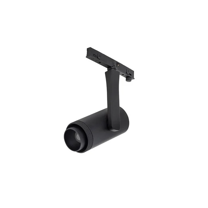 Магнитный трековый светильник Nowodvorski 11715 NANO-LVM Spot Zoom LED 1x7W 3000K 300Lm IP20 черный