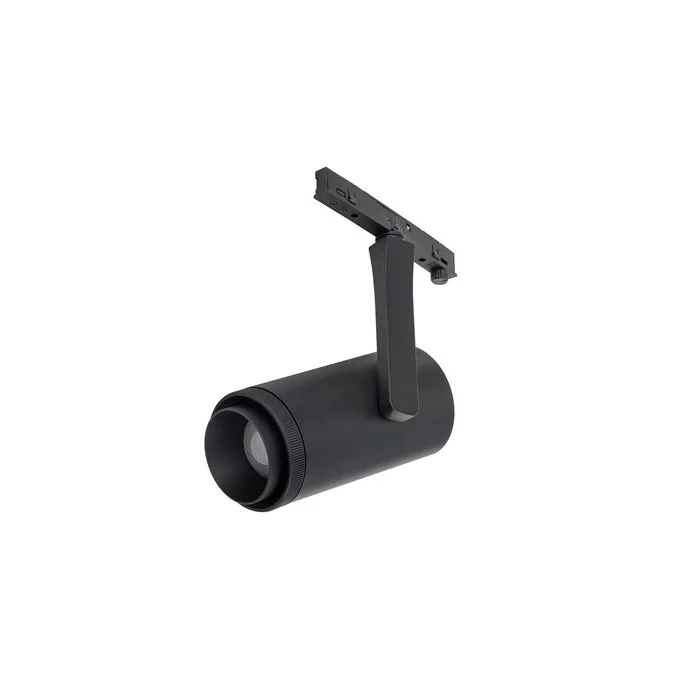 Магнитный трековый светильник Nowodvorski 11716 NANO-LVM Spot Zoom LED 1x15W 3000K 500Lm IP20 черный