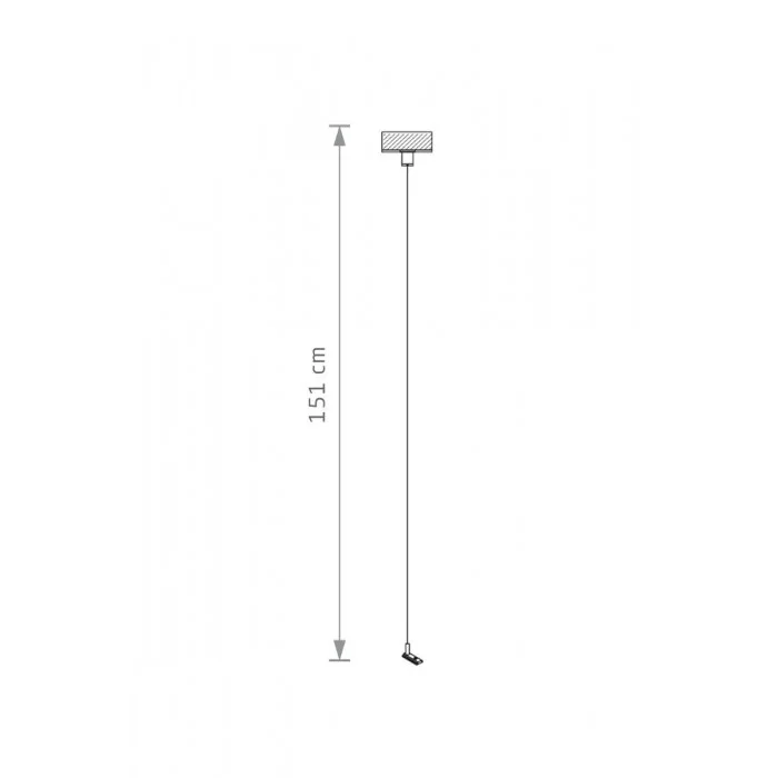 Комплект підвіски для магнітної системи Nowodvorski 11744 NANO-LVM Suspension Kit IP20 чорний Комплект підвіски для магнітної системи Nowodvorski 11744 NANO-LVM Suspension Kit IP20 чорний