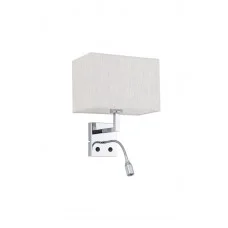 Бра, настенный светильник Nowodvorski 11785 Hotel Mood E27+LED 2x10W+2.2W 4000K IP20 светло-бежевый