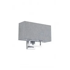 Бра, настенный светильник Nowodvorski 11792 Hotel Mood E27 2x10W IP20 серый