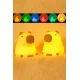 Ночник Капибара, настольная лампа с аккумулятором Goldlux 329004 Kapibara LED 1x1W 3000K+RGB IP20 бежевая