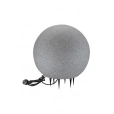 Уличный светильник на солнечной батарее шар Goldlux 330369 Argento E27 1x25W IP65 серый