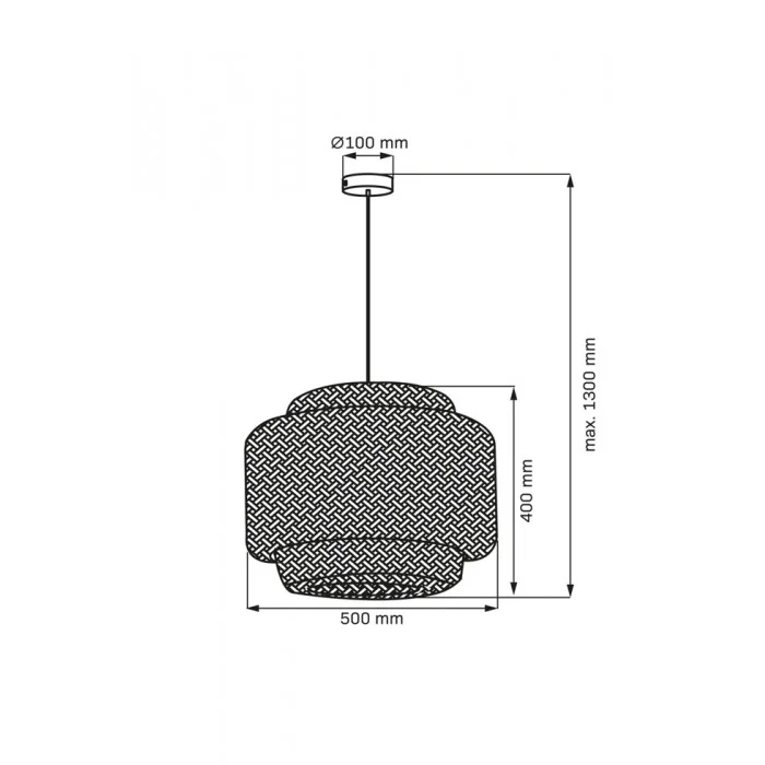 Підвісний світильник, люстра Goldlux 330635 Berta E27 1x20W IP20 бежевий Підвісний світильник, люстра Goldlux 330635 Berta E27 1x20W IP20 бежевий