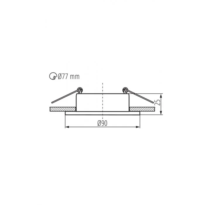 Точковий світильник Kanlux 37252 Feline GU10/GU5.3 1x10W IP20 чорний Точковий світильник Kanlux 37252 Feline GU10/GU5.3 1x10W IP20 чорний