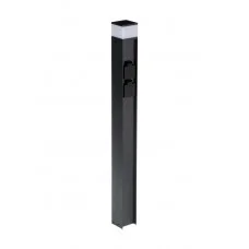 Вуличний світильник з розеткою Kanlux 38771 Dasten G9 1x11W IP44 антрацит
