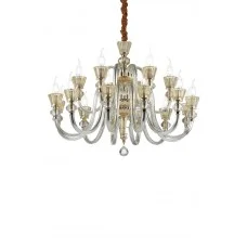 Кришталева люстра IDEAL LUX 140629 STRAUSS SP18